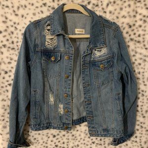 Distressed Denim Jacket